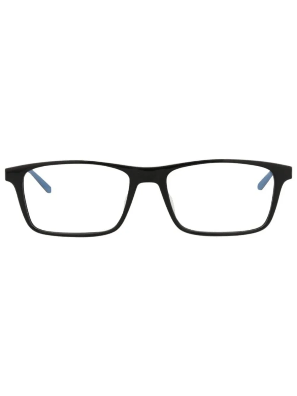 New Montblanc Women's Eyeglasses Square Rectangle Acetate Frame Mens Black Black